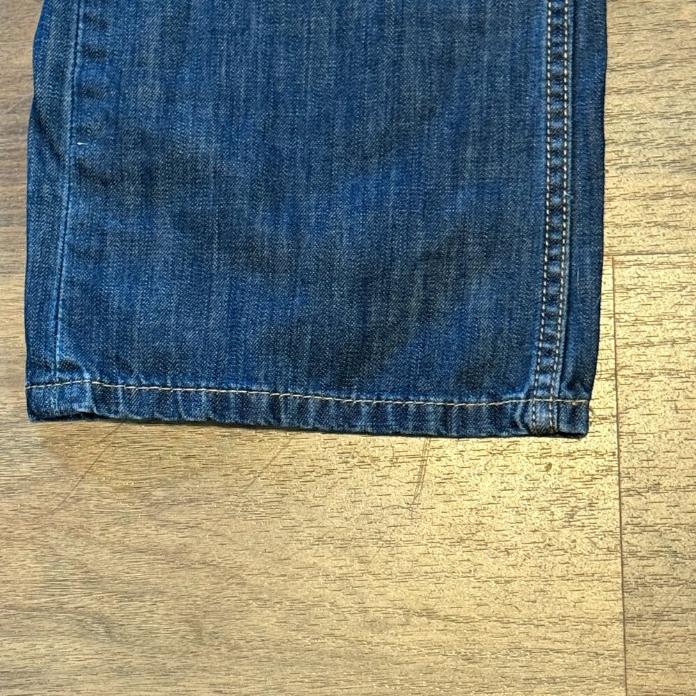 Levi 527 Slim Bootcut Jeans Men’s Size 34x32 Dark Wash Denim NWOT - Picture 3 of 6